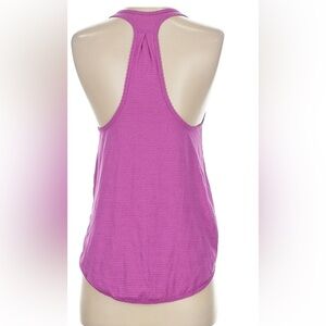 Lululemon scalloped racer back tank top pink